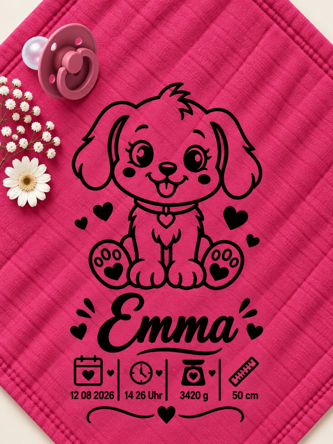 Personalisiertes Nuschi „Hund“
