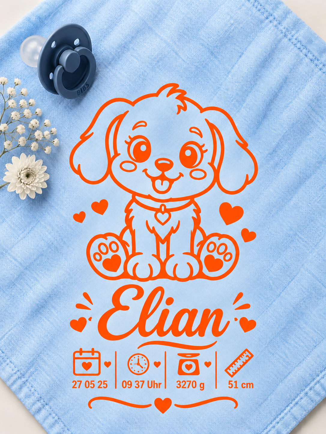 Personalisiertes Nuschi „Hund“