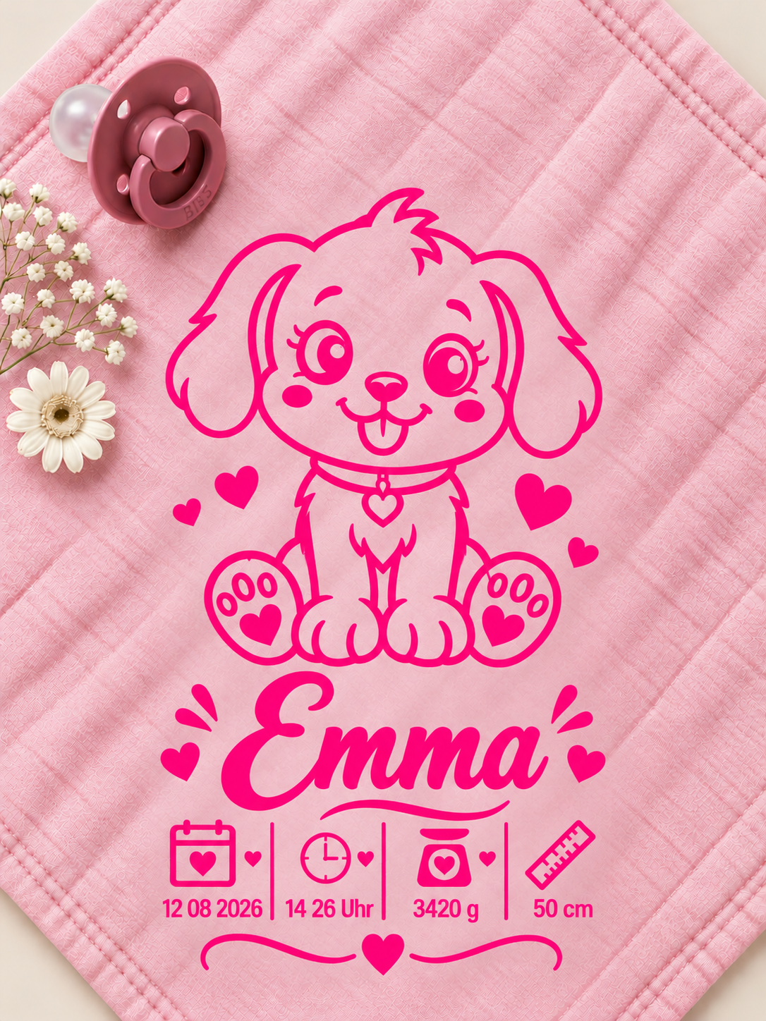 Personalisiertes Nuschi „Hund“