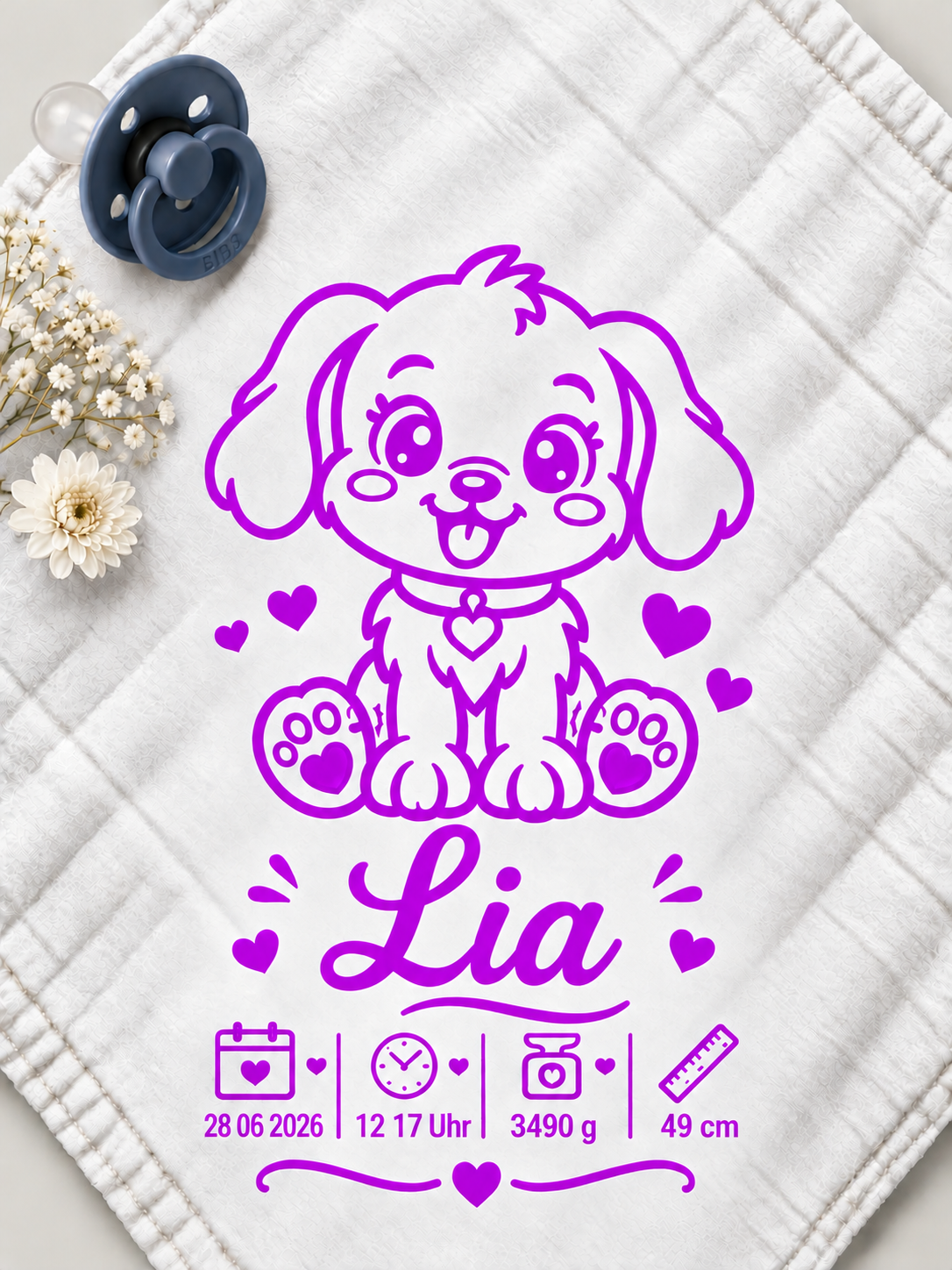 Personalisiertes Nuschi „Hund“