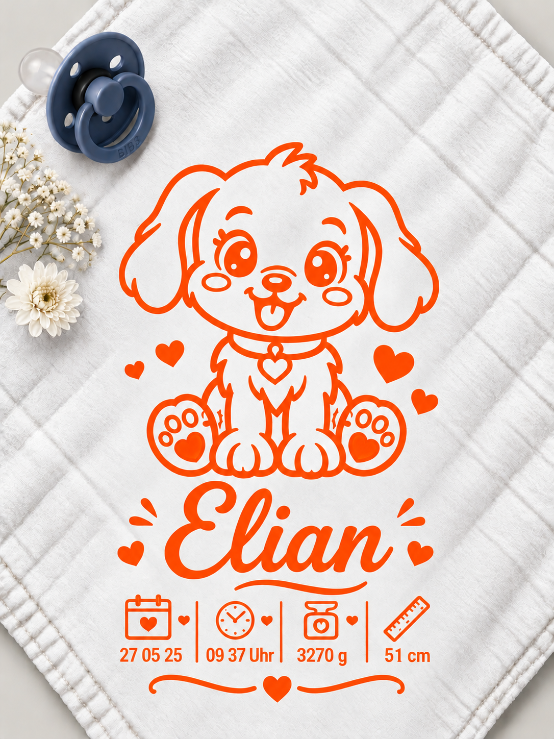 Personalisiertes Nuschi „Hund“
