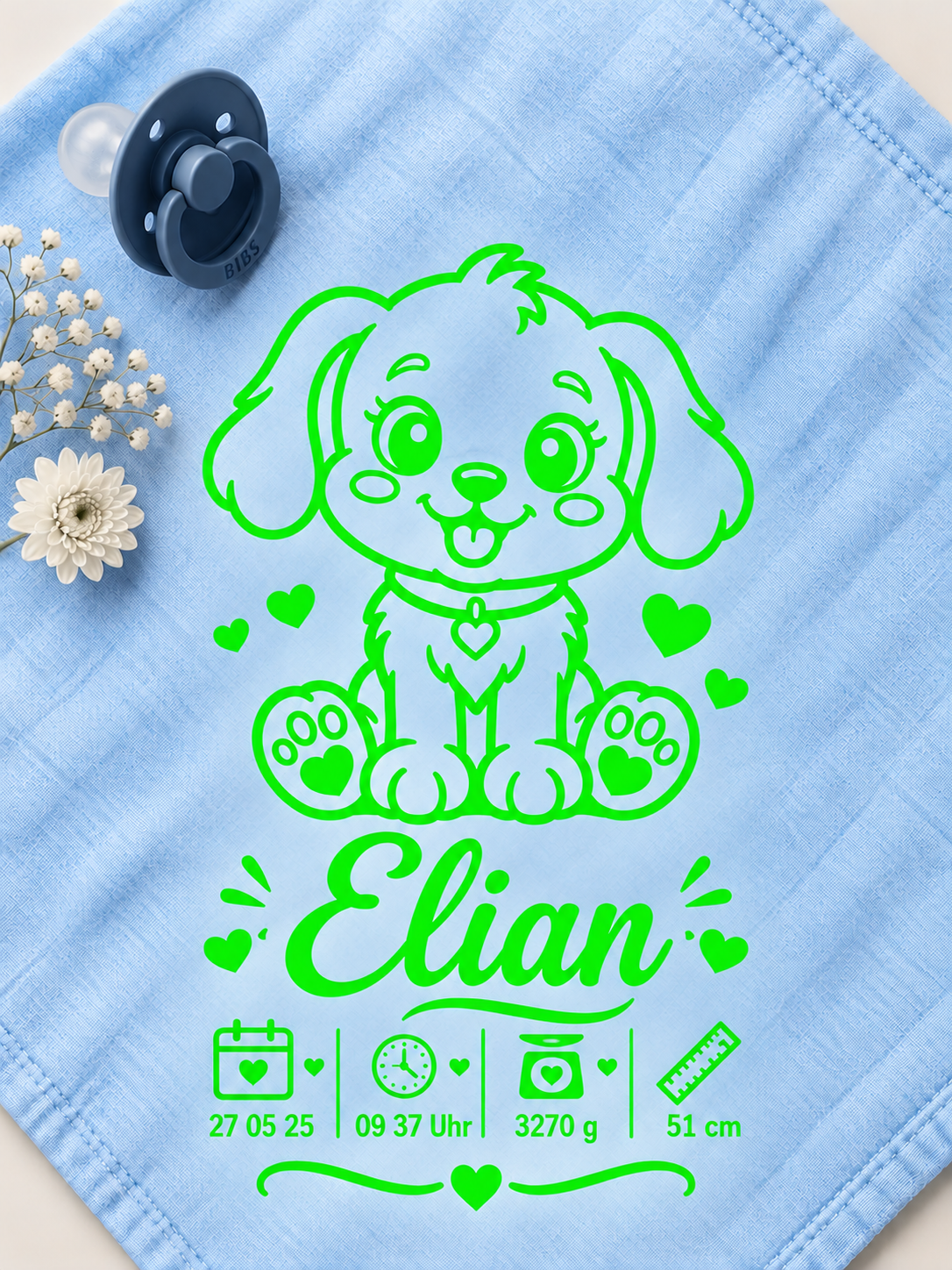 Personalisiertes Nuschi „Hund“