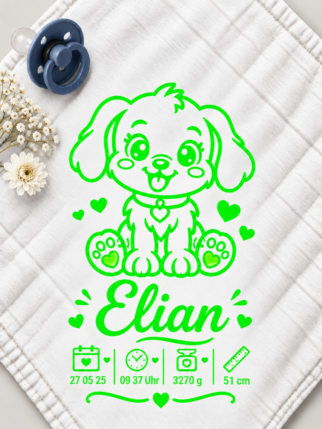 Personalisiertes Nuschi „Hund“