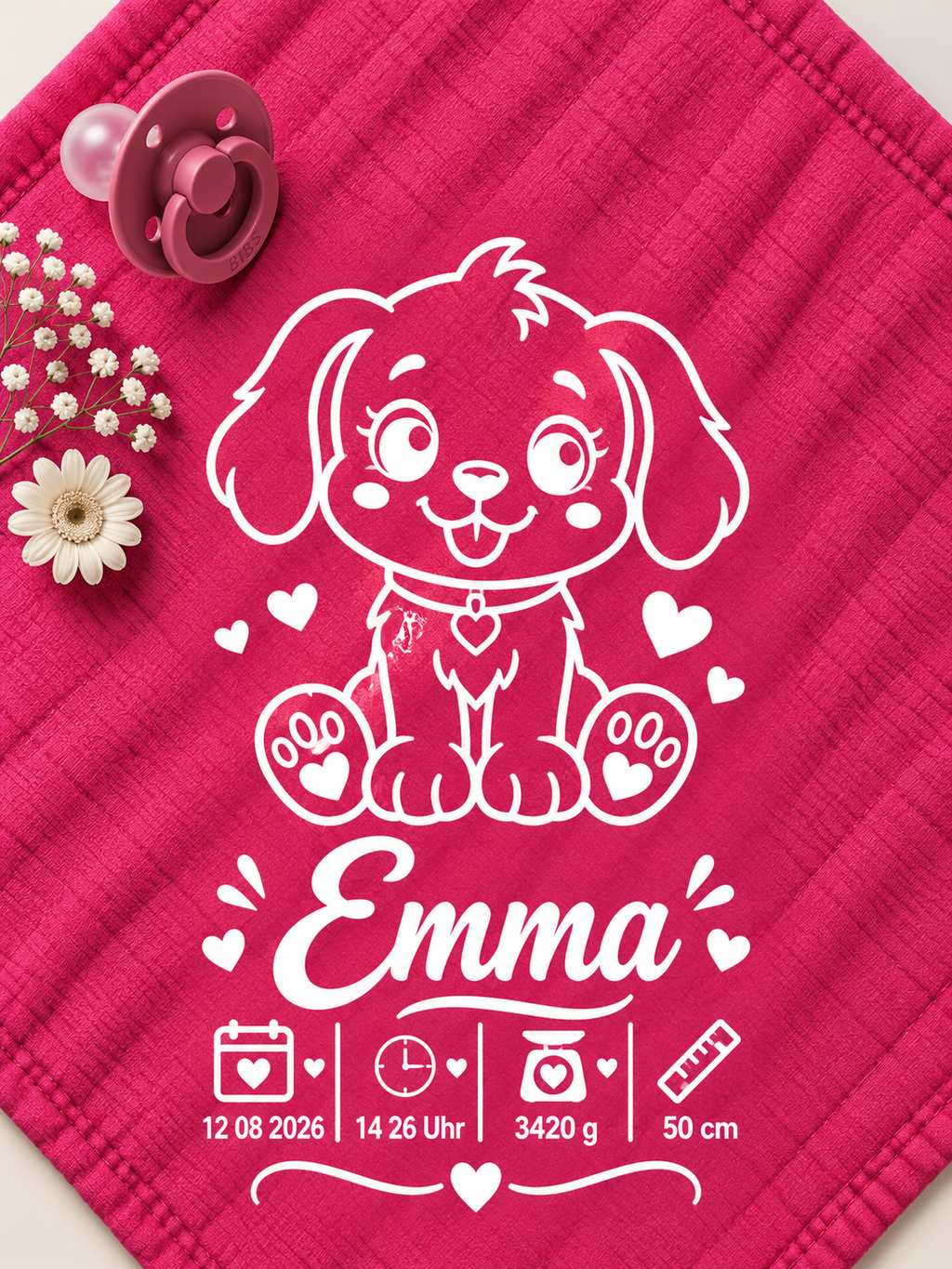 Personalisiertes Nuschi „Hund“