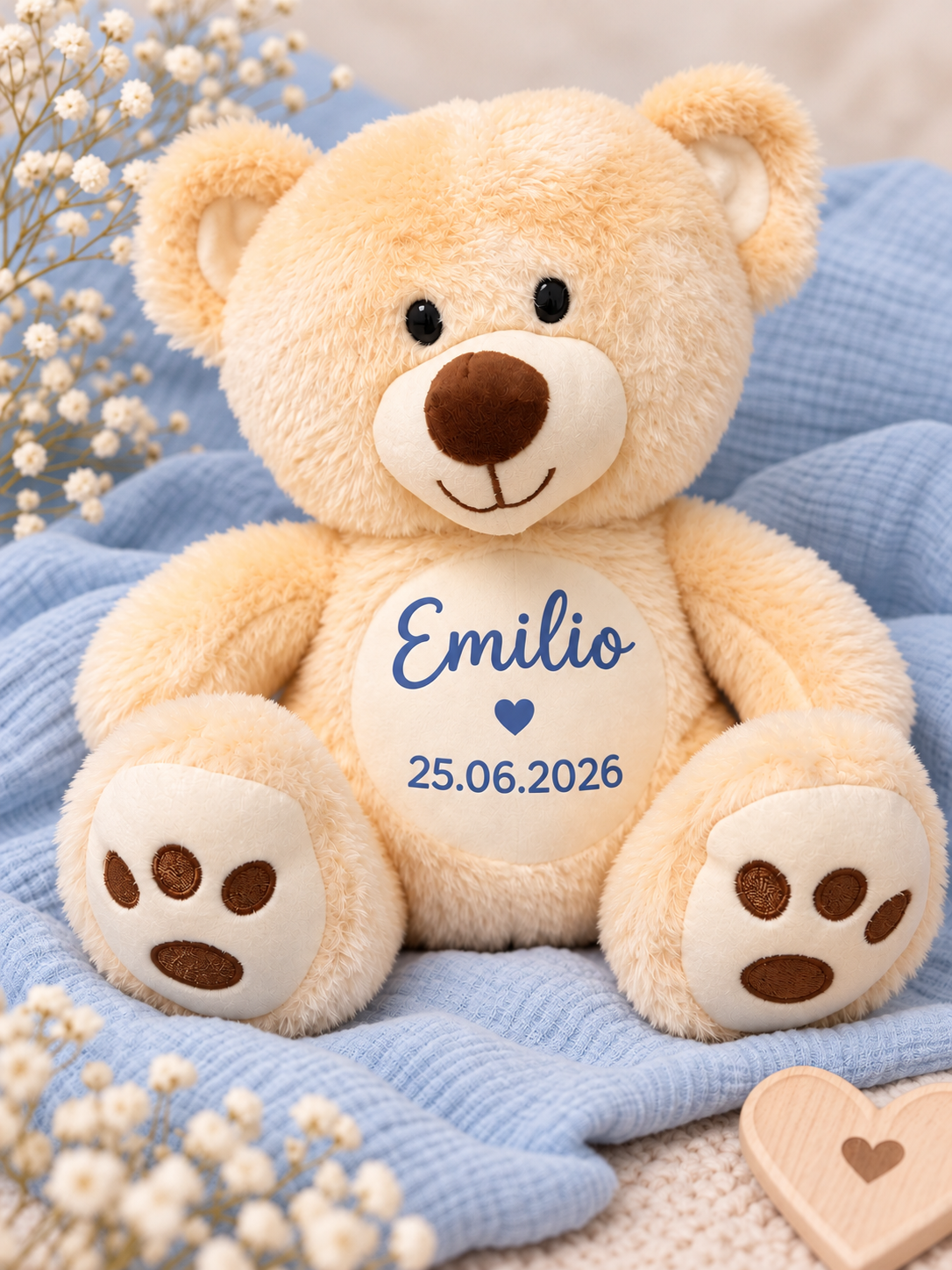 Personalisiertes Plüschtier "Bär Beige"