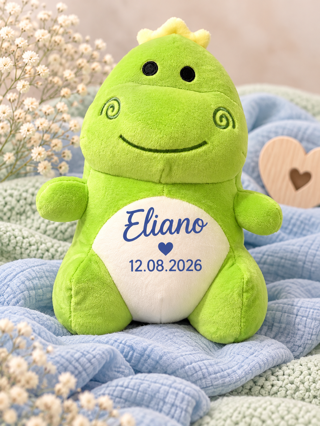 Personalisiertes Plüschtier "Dino"