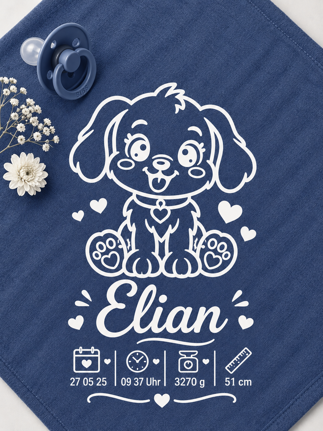 Personalisiertes Nuschi „Hund“