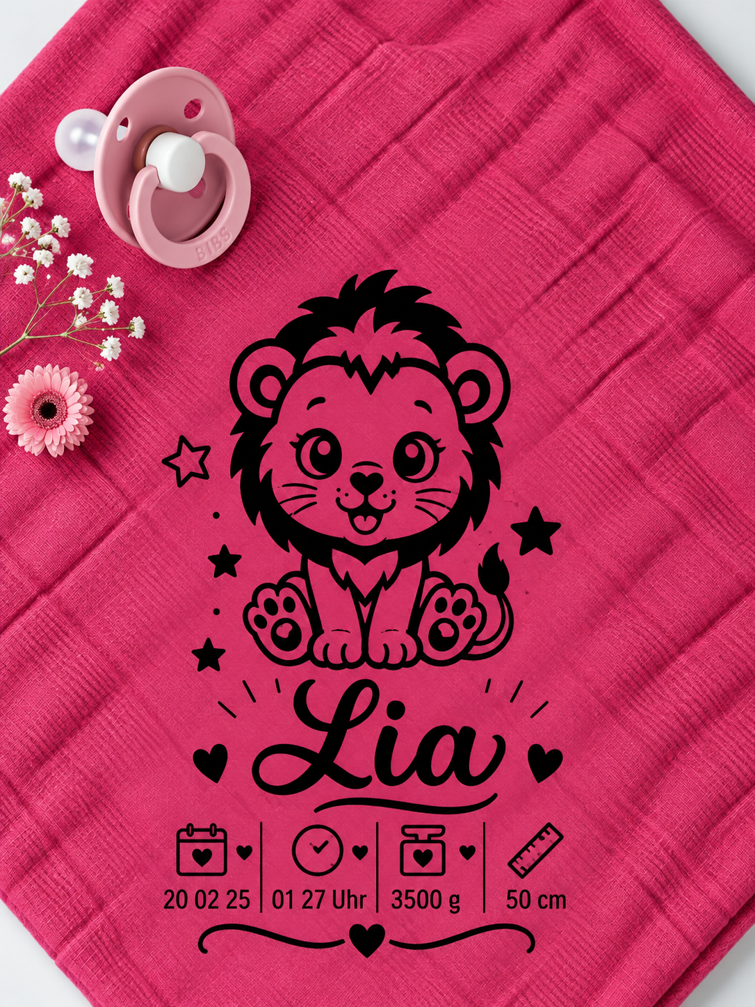 Personalisiertes Nuschi „Löwe“