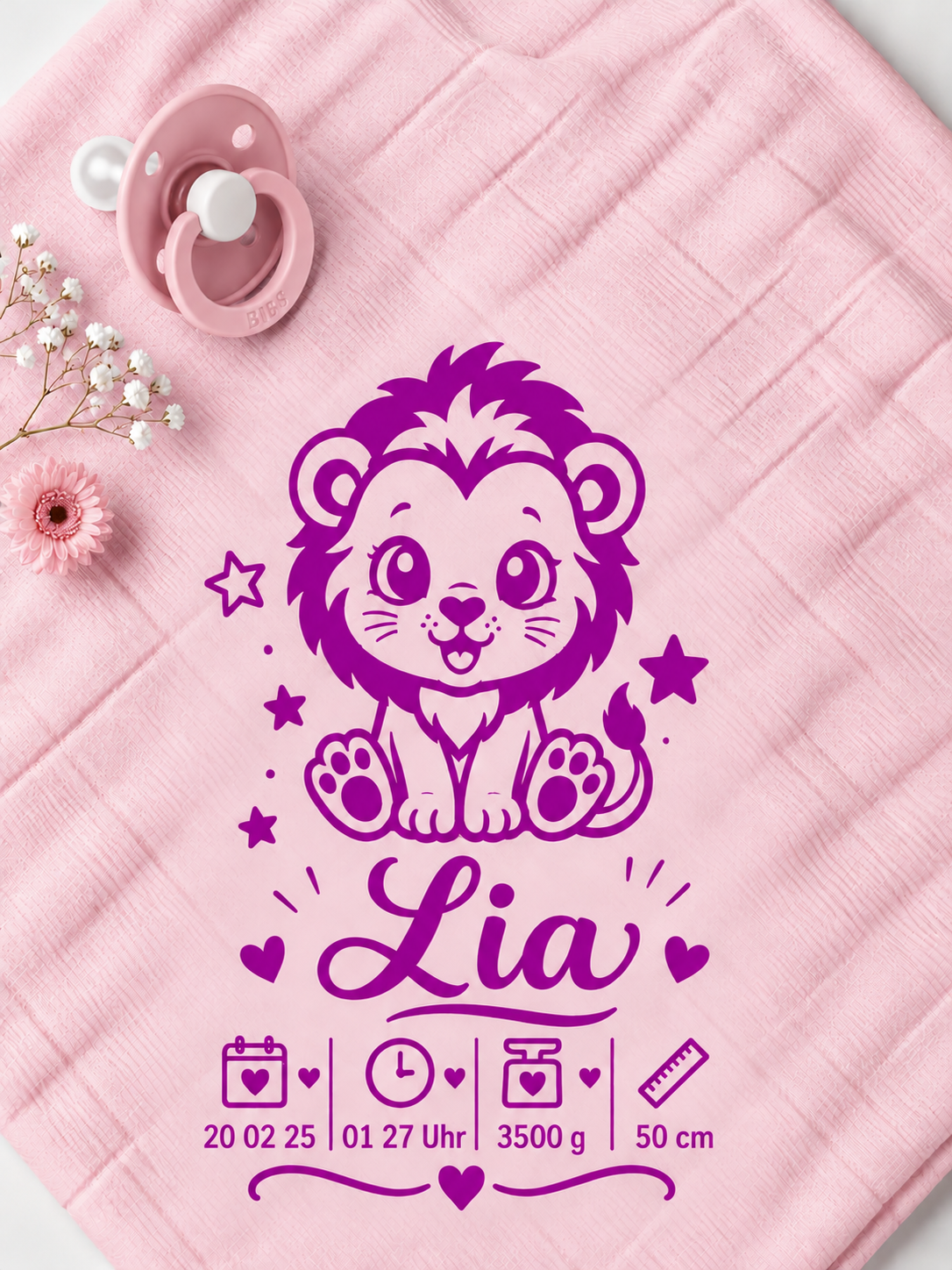 Personalisiertes Nuschi „Löwe“