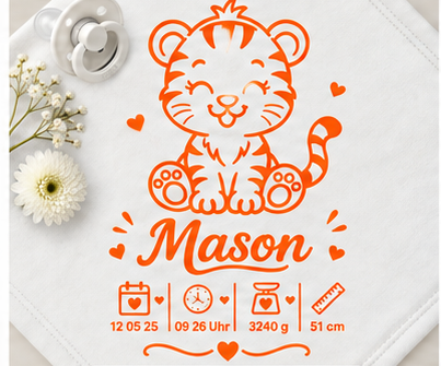 Personalisiertes Nuschi „Tiger“