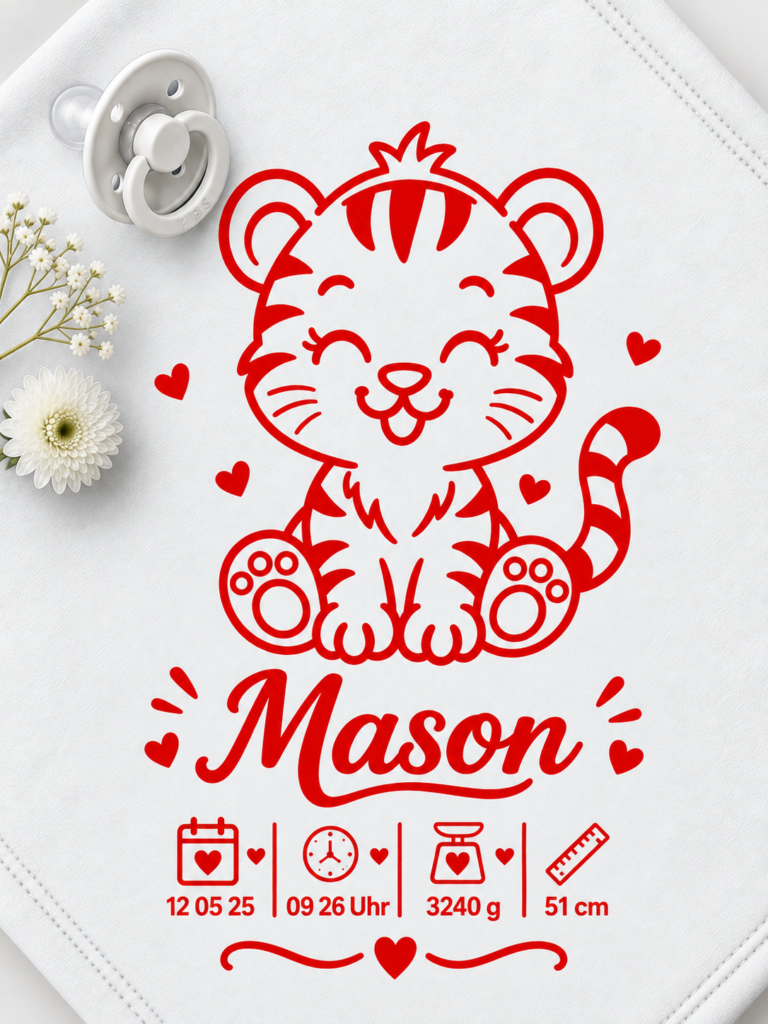 Personalisiertes Nuschi „Tiger“