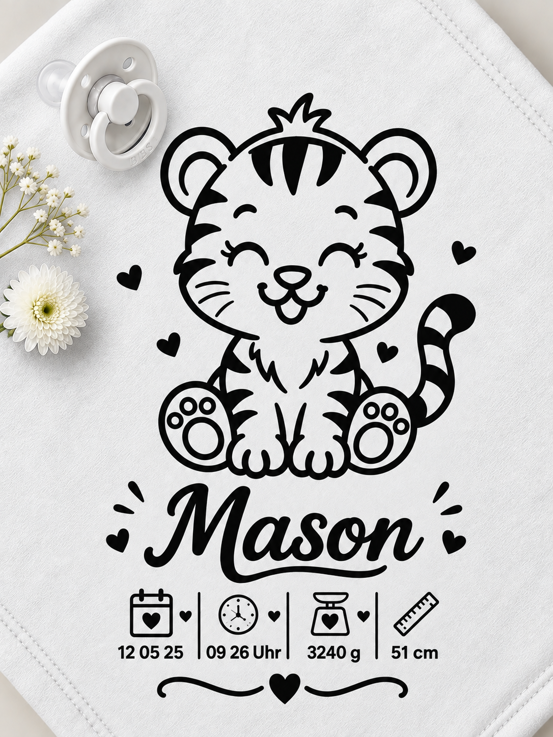 Personalisiertes Nuschi „Tiger“