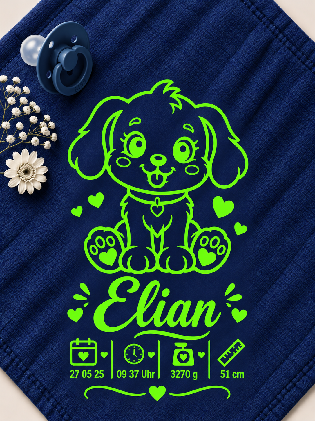Personalisiertes Nuschi „Hund“