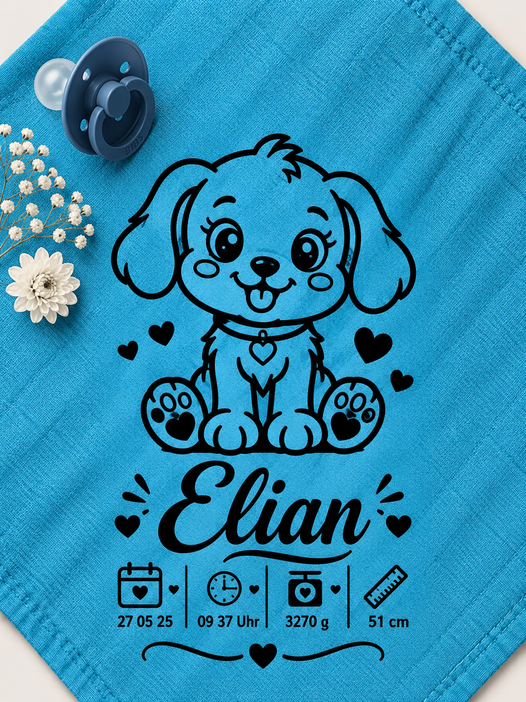 Personalisiertes Nuschi „Hund“