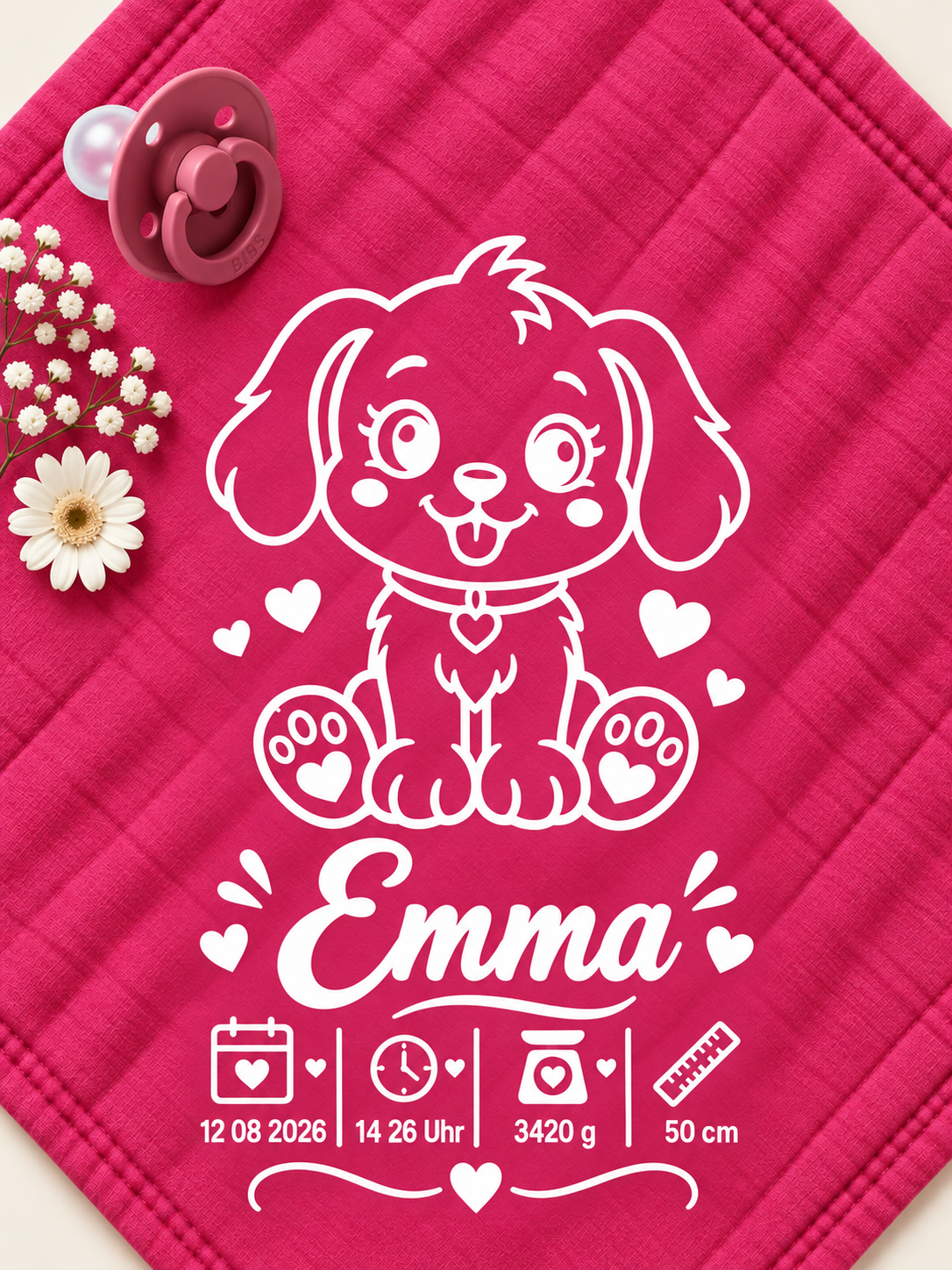 Personalisiertes Nuschi „Hund“