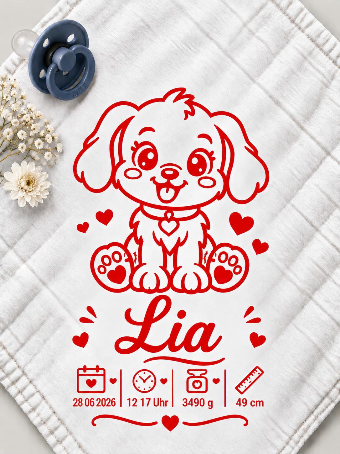 Personalisiertes Nuschi „Hund“