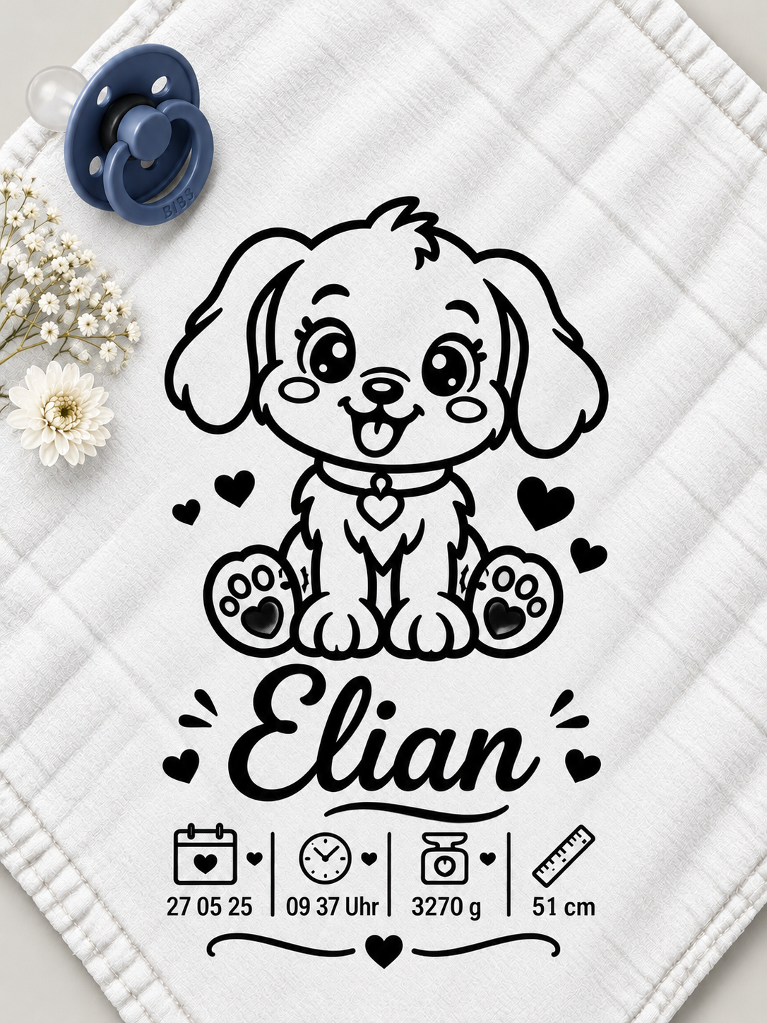 Personalisiertes Nuschi „Hund“