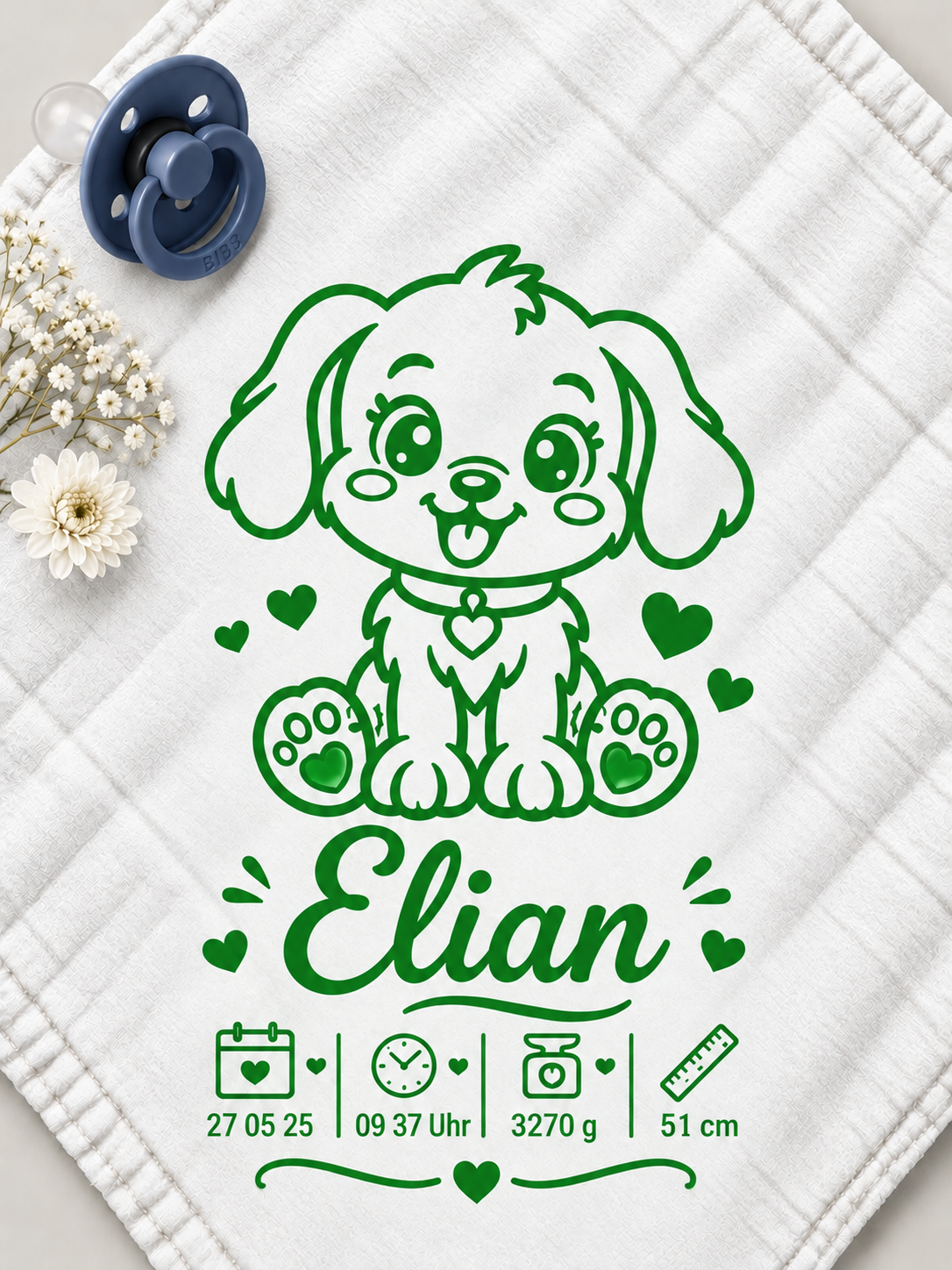 Personalisiertes Nuschi „Hund“