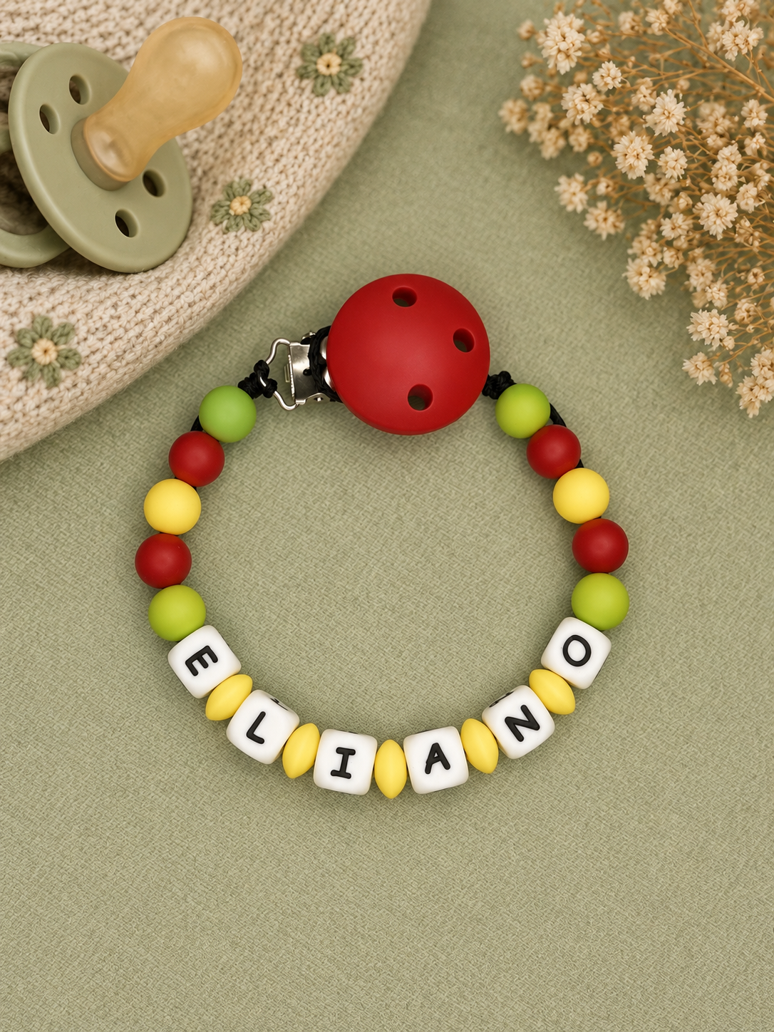 Nuggikette "Tutti Frutti" Silikon