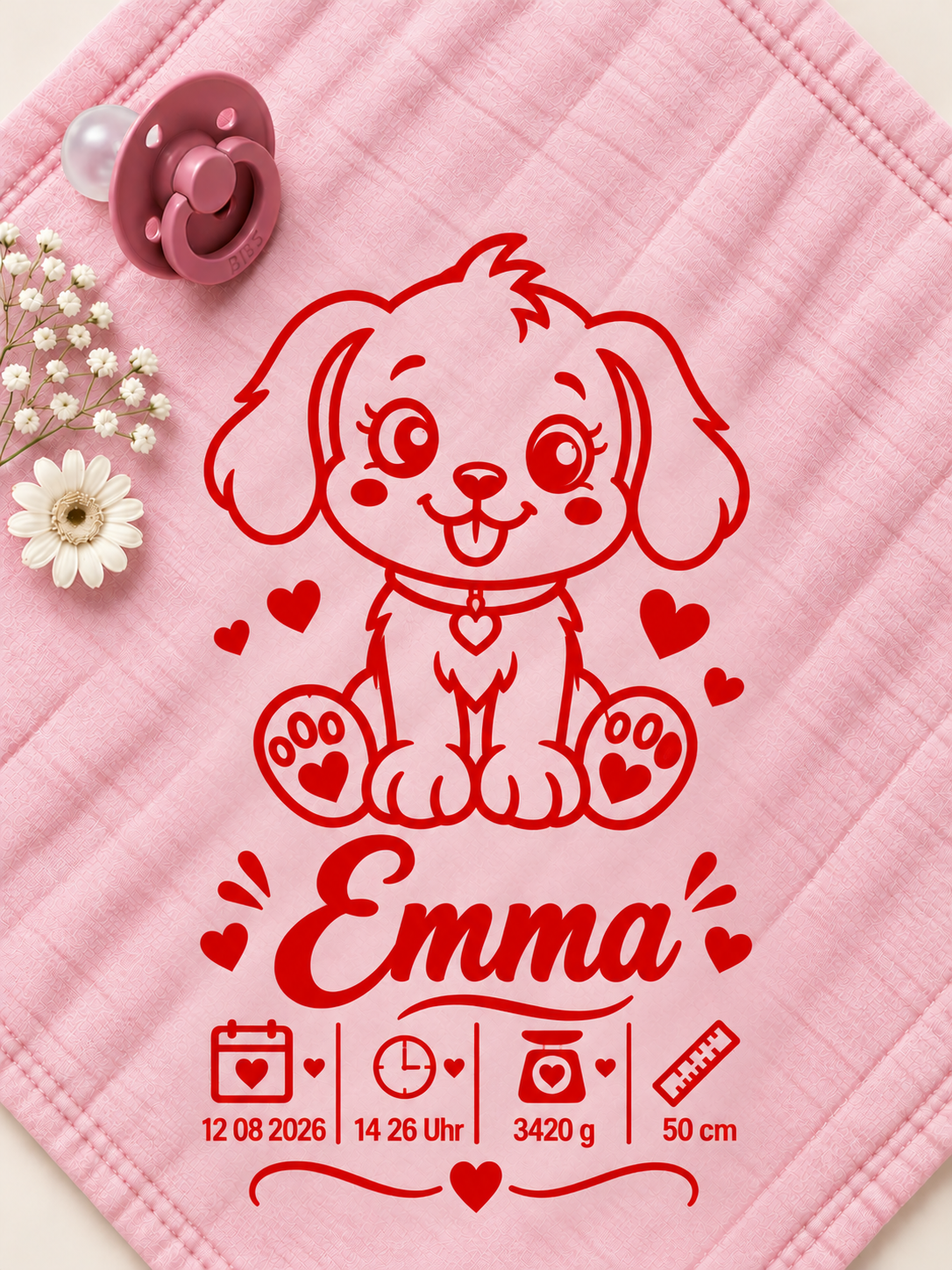 Personalisiertes Nuschi „Hund“