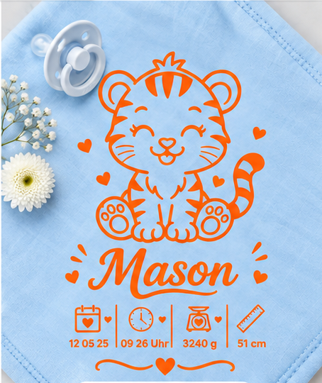Personalisiertes Nuschi „Tiger“