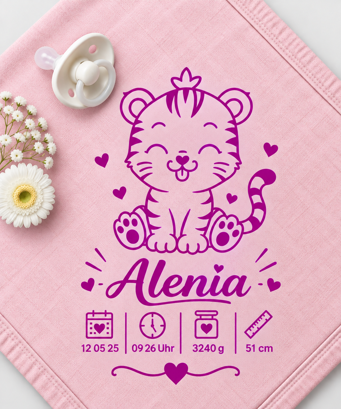 Personalisiertes Nuschi „Tiger“