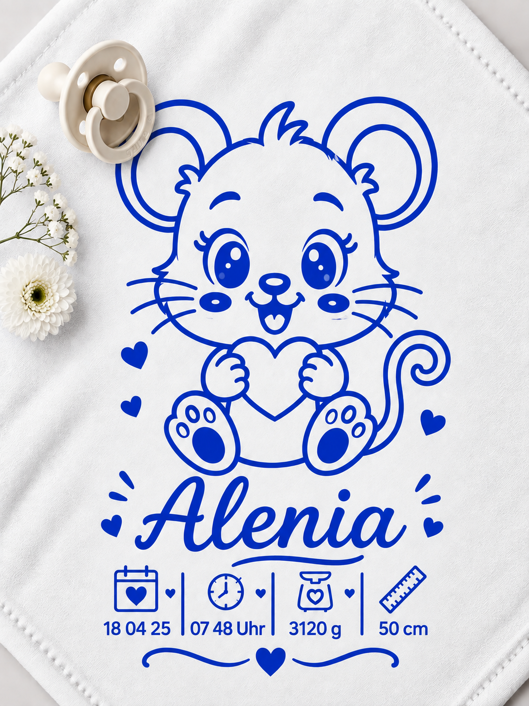 Personalisiertes Nuschi „Maus“